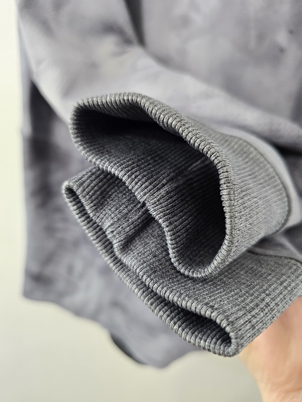 Lululemon Textured Tech Hoodie Diamond Dye Rhino Grey Anchor Sweatshirt Gray M - Picture 8 of 15